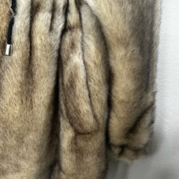 NWOT Zara Luxurious Fall Winter Faux Fur Blond Mink Jacket Coat - Picture 15 of 16